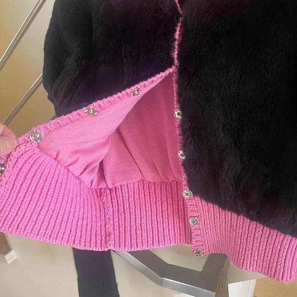 IISLI PINK & BLACK JACKET